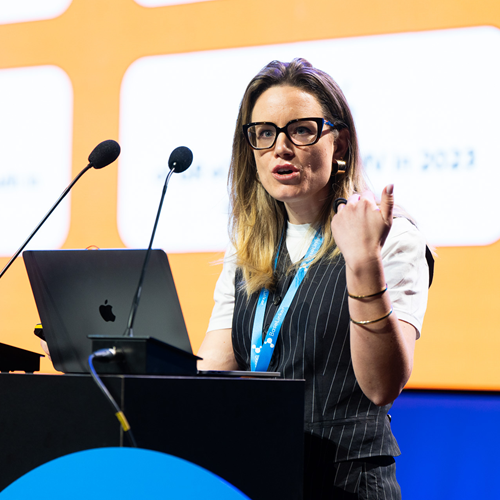 Victoria Seymour-Stathopoulou Skroutz about Base EXPO